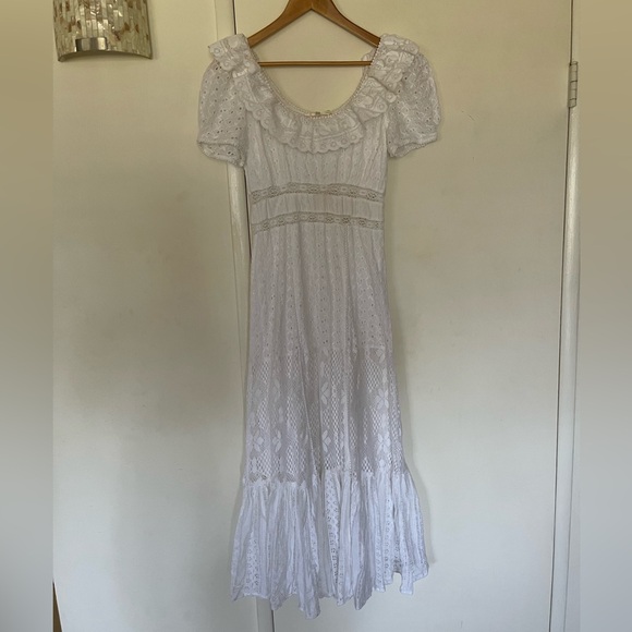 LoveShackFancy - Stassie Dress in Pure White - size 6 - Picture 16 of 16